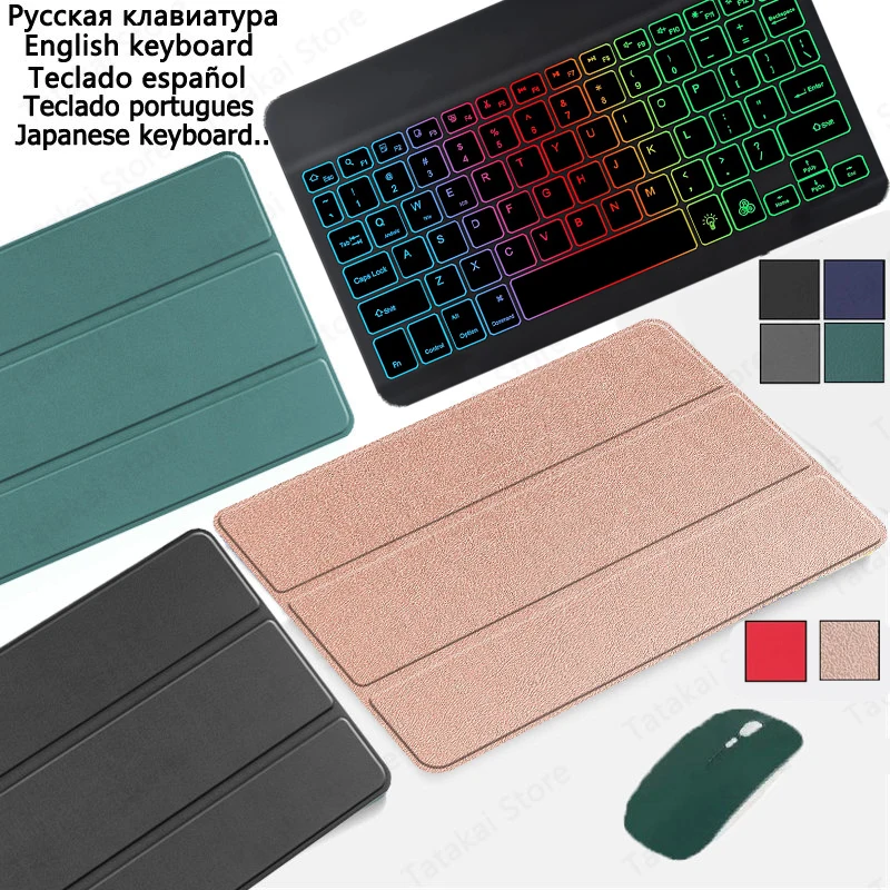 

Rainbow Backlit Keyboard Cover for Google Pixel Tablet Case 2023 for Funda Google Pixel Tablet Cover Magnetic Stand Capa Coque