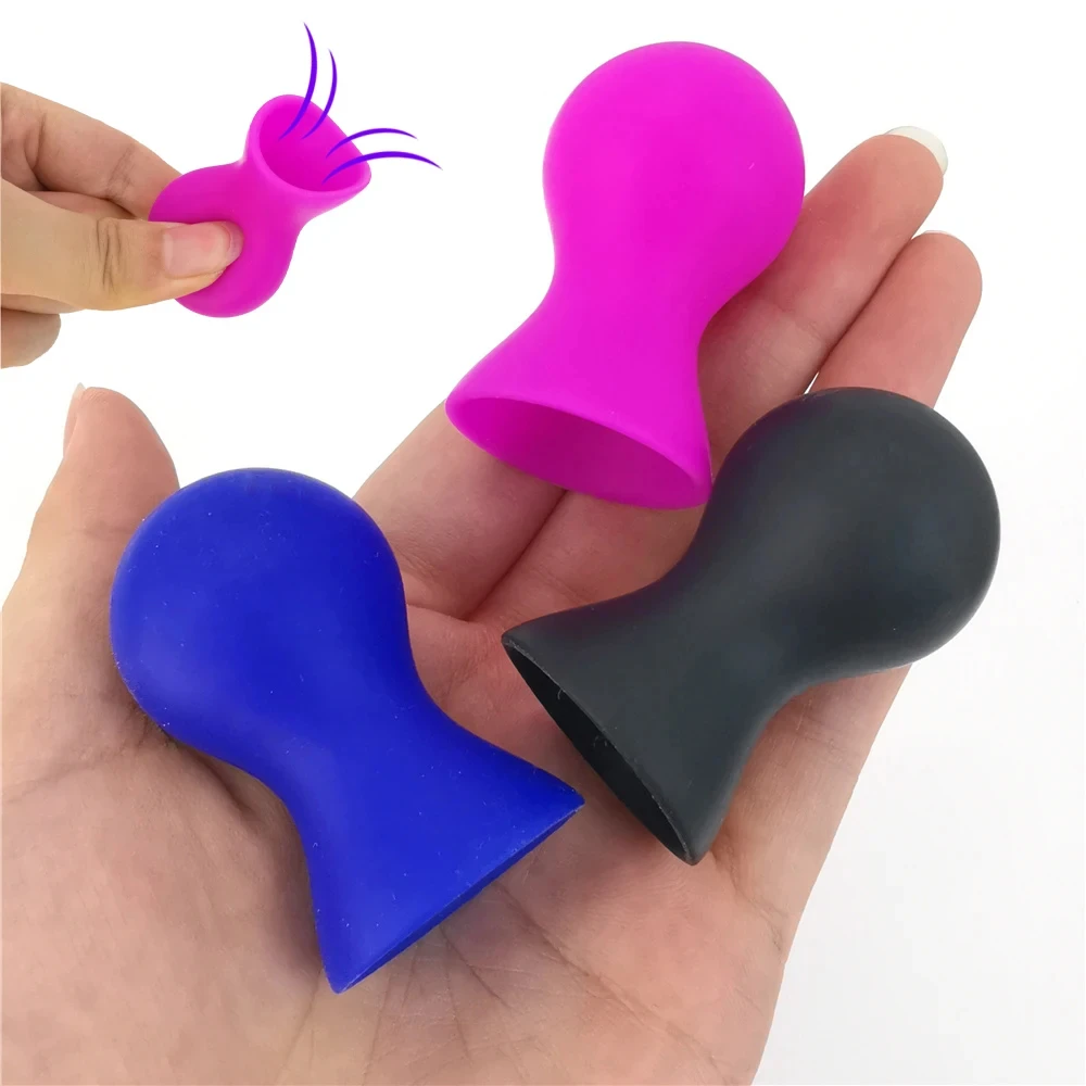 2PCS Mini Cute Silicone Nipple Suckers Nipple Cupping Enhancer Correction Clitoris Pump Cups Sex Toys For Woman