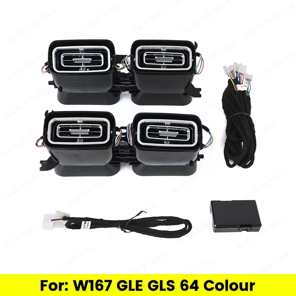 LEDライト,64色のエアライト,メルセデス,ベンツw167,2020 gle gls