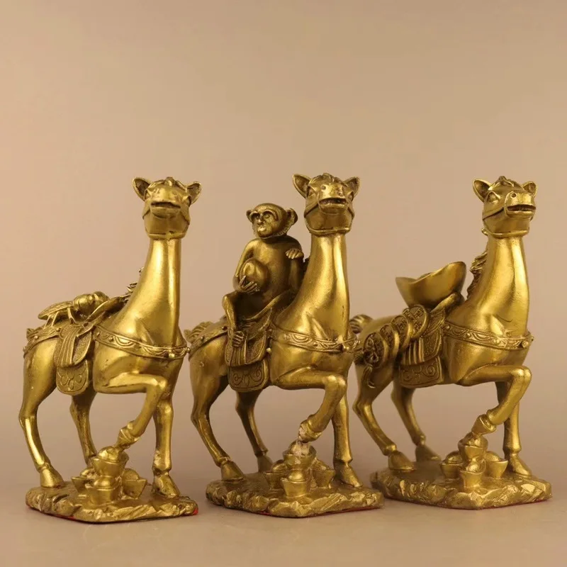 Brass horse ornaments: Get rich , be promoted , win , acquire talent immediately, and have good