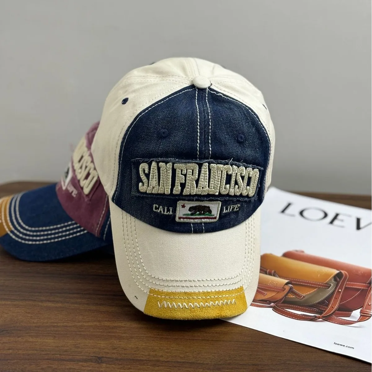 

Retro Letter Embroidery Baseball Caps Spring Summer Men Women Cotton Adjustable Casual Hat Hip Hop Streetwear Sun Hats y2k hat