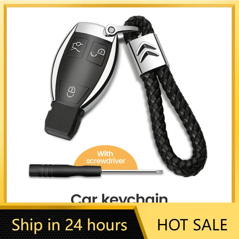 Car Sticker Citroen Emblem Key Ring Car Badge Keychain Custom Logo Gift Accessories For C1 C2 C3 C4 VTS C-ELYSEE C3-XR Grand Pic