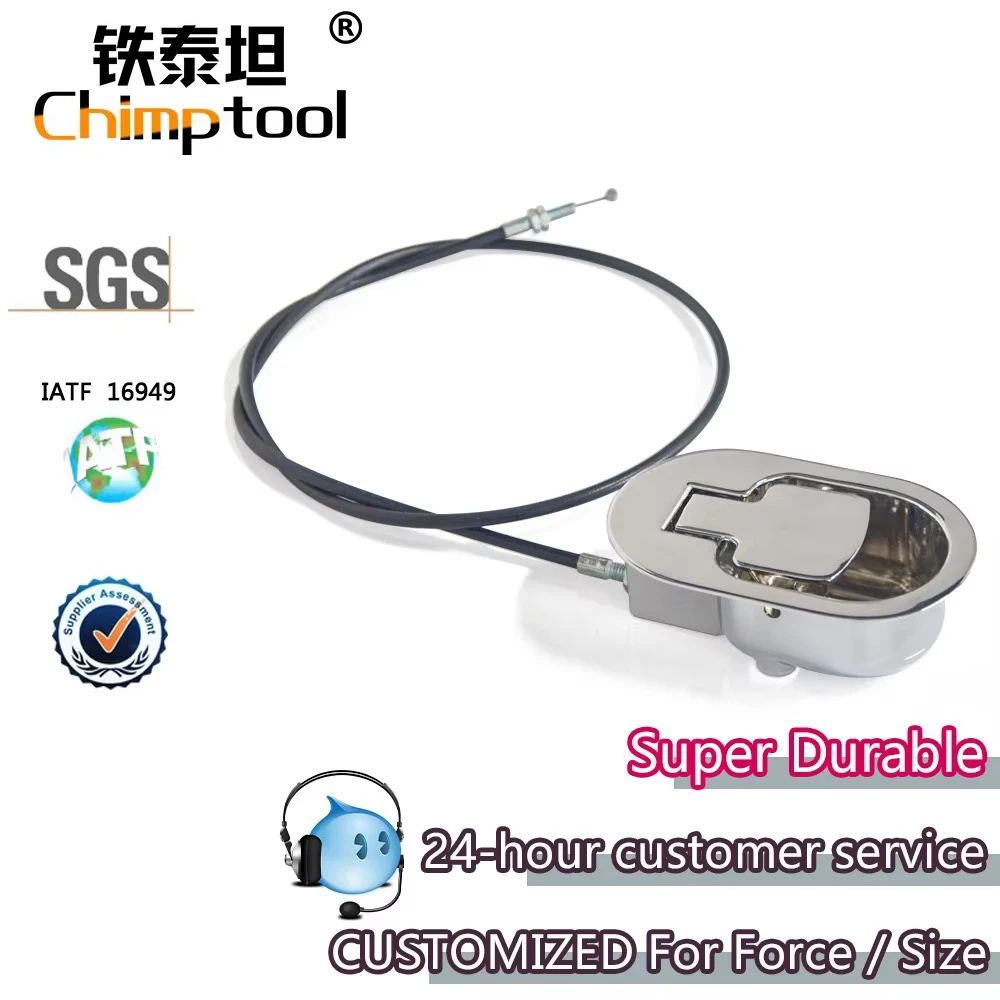 Buckle Lever Trigger with 0.7 Meter Wire for Furniture Equipment and Locking Gas Spring