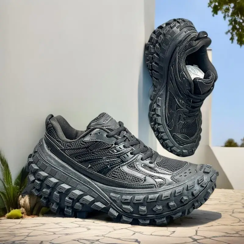 

Unisex Parisian Style Lace-Up Dad Shoes, 2026 New Thick-Sole Height-Increasing Outdoor Casual Shoes