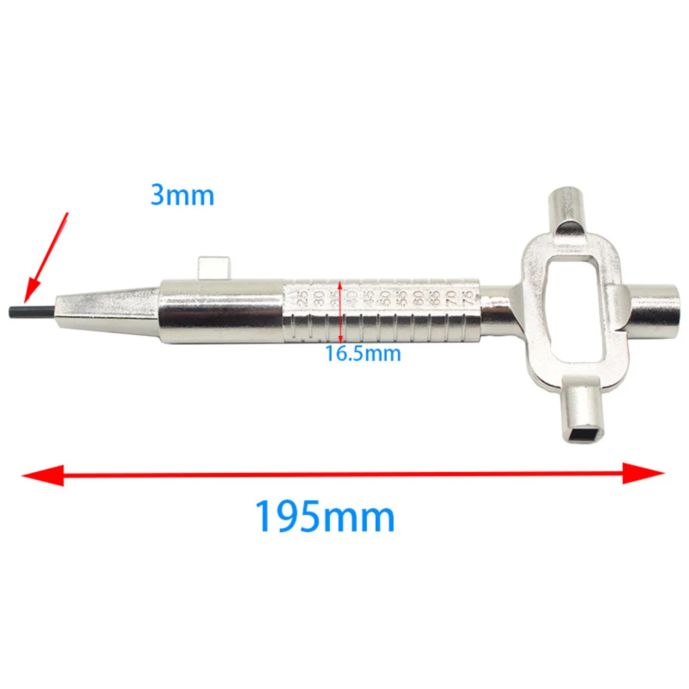 

Spanner Ergonomic Handle Lock Body Wrench Accurate Measurement Scales Comfortable Grip Design Maintenance Tasks