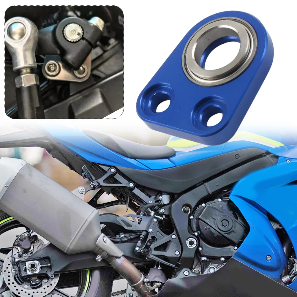 

For Suzuki GSX-R 1000/R 2017 2018 2019 2020 2021 Motorcycle Gear Shift Stabilizer Support Bracket with 4 Accessories