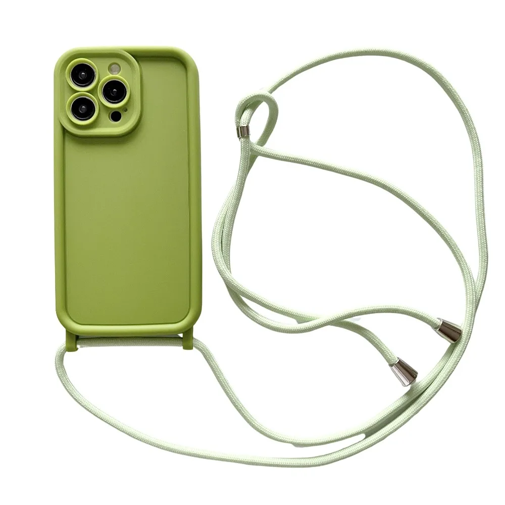 Weiche Handyhülle mit Umhängeband für iPhone 18 Pro Max 17 Air 16E 15 1614 13 12 11, verstellbarer Tragegurt – Detail 8