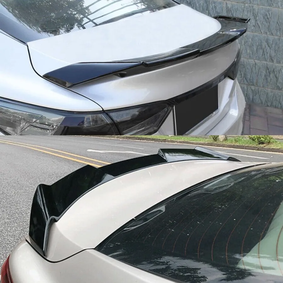 جناح سبويلر خلفي متوافق مع 2018 2019 2020 2021 2022 2023 تويوتا كامري غطاء صندوق السيارة الخلفي سبويلر لتعزيز الهوائية #4