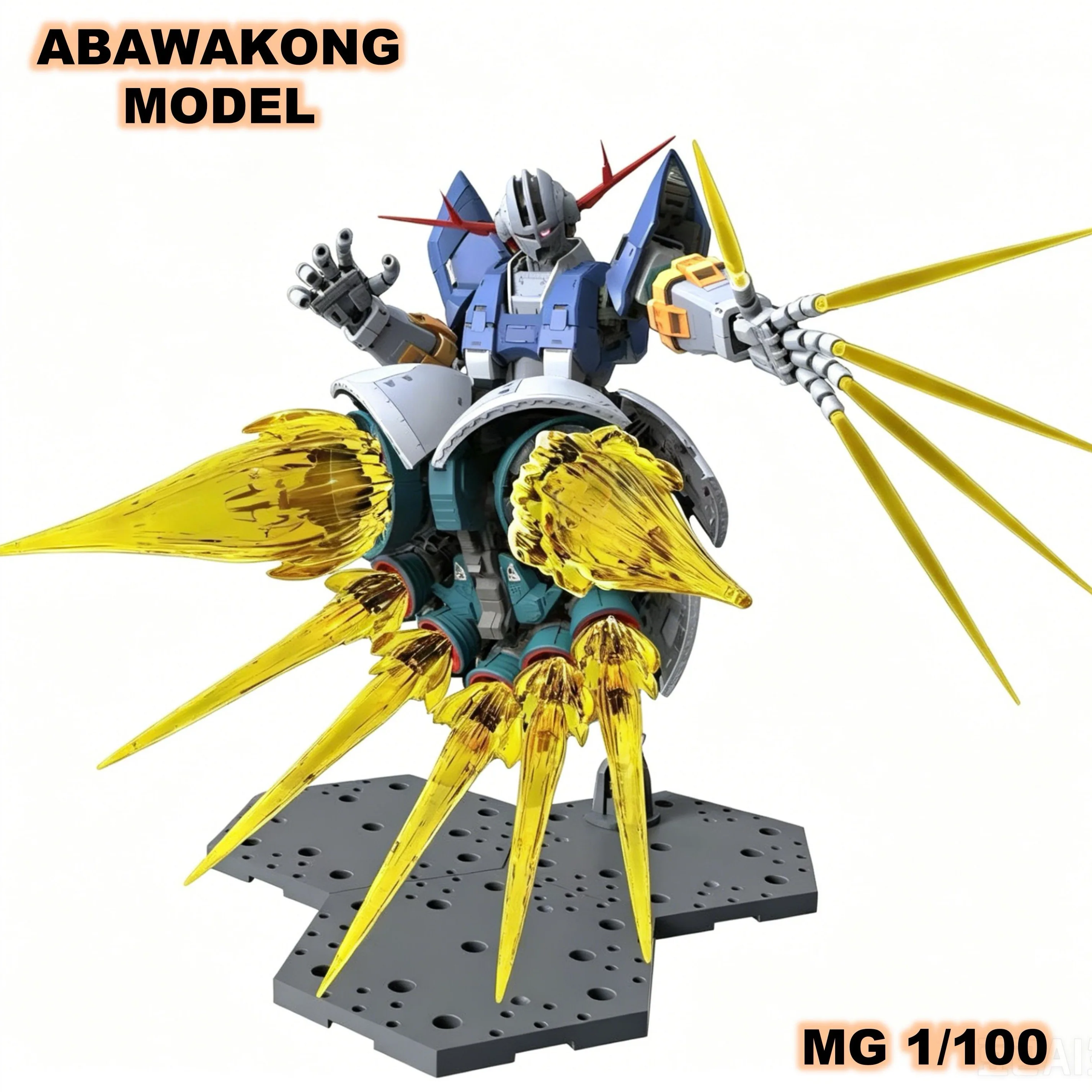 

【In Stock】ABAWAKONG MODEL MG 1/100 MSN-02 Zeong RG Enlarged Version Assembly Model Kits Plastic skeleton Gifts Toy Robot Model