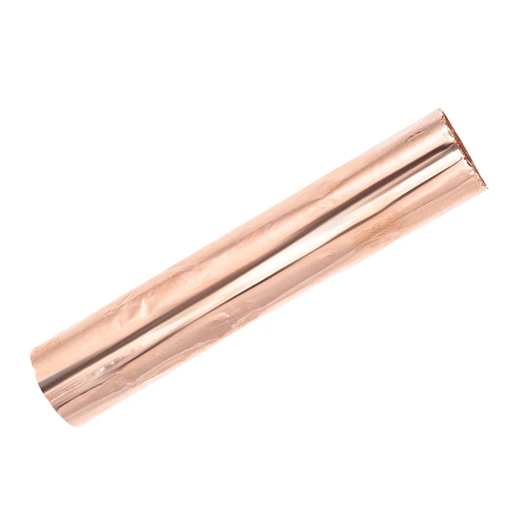 1 Roll Copper Sheet High Durability Wear Resistant Easy to Cut for Jewelry Making Industrial Metal Sheets for Crafts