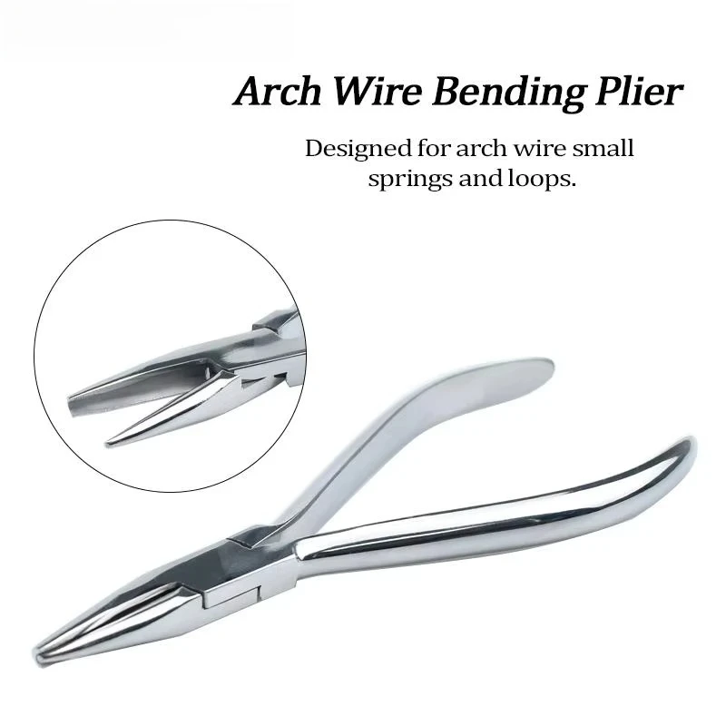 Dental Plier for Bend and Form Arch Wire Sun and Moon Forceps Omega Loop Bending Forming Pliers Dental Lab Dentist Tool