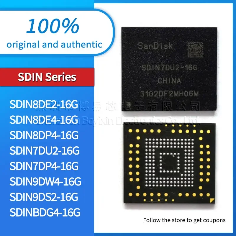 Originale originale SDINBDG4-16G SDIN9DS2-16G SDIN9DW4-16G SDIN7DP4-16G SDIN7DU2-16G SDIN8DP4-16G SDIN8DE4-16G SDIN8DE2-16G