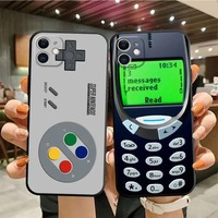 Retro Camera Games Phone Case For Samsung Galaxy S10 S20 S21 S22 S23 S24 FE Plus Ultra Note 20 Mobile Cover Shell