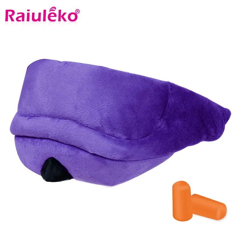 

3D Breathable Natural Sleep Eye Mask Travel Sleep Rest Eyeshade Portable Office EyePatch Outdoor Travel Sleeping Cover Blindfold