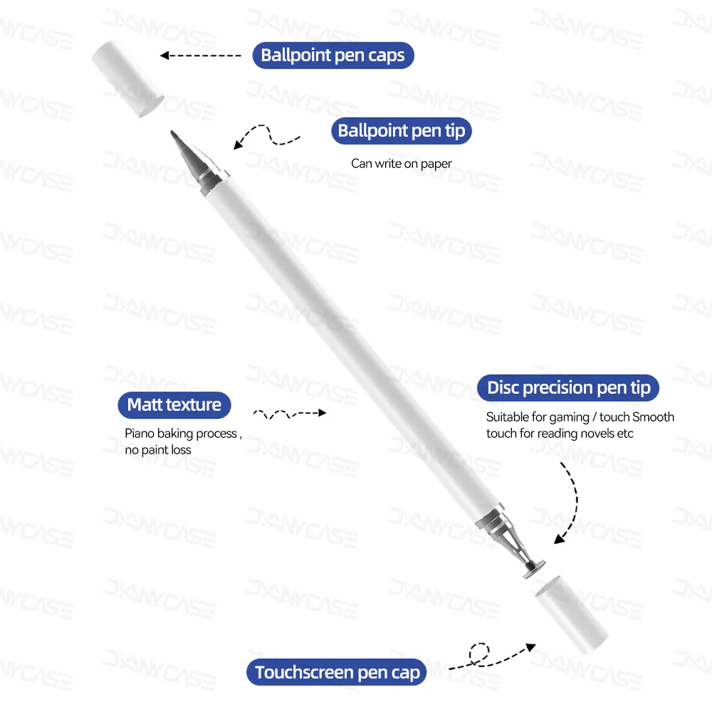 2 in 1 Universal Stylus Pen For Tablet Mobile Android ios Phone iPad Accessories Drawing Tablet Capacitive Screen Touch Pen