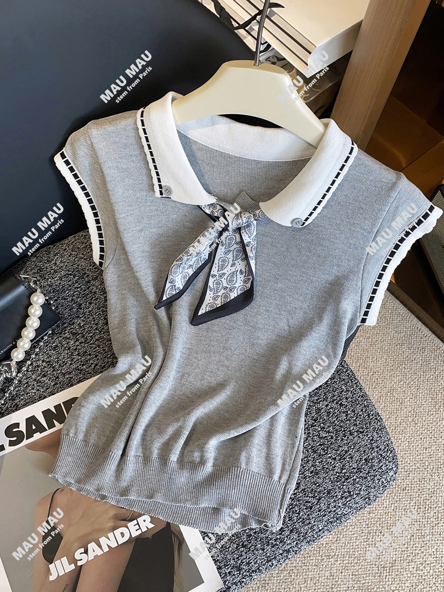 

Casual Versatile Print Ne Knitted Top T-irt Women's Premium Faion Autumn New Arrival Commute Simple Sle Regular Fit