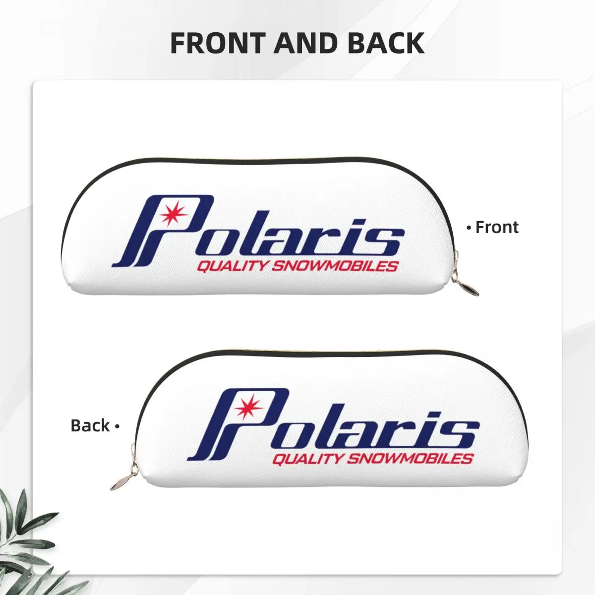 ヴィンテージポラリスロゴスノーモービルロゴペンケースペンホルダー収納文具ペンボックス鉛筆バッグ男の子女の子ギフト用