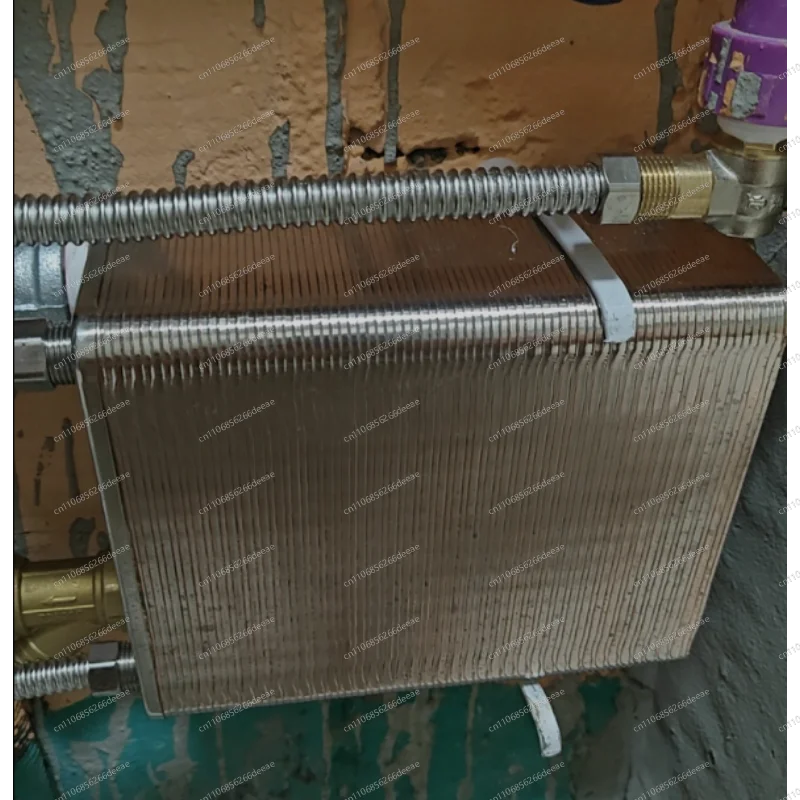 YBJ-80 Plates Brazed Plate Heat Exchanger Stainless Steel Counter Flow Water Heater