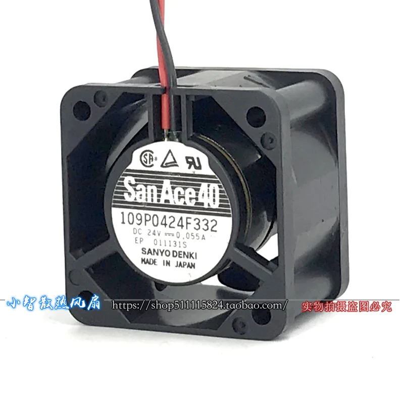 الأصلي 109P0424F332 24V 0.055a 4028 40*40*28 مللي متر جديد مروحة التبريد المبرد #3