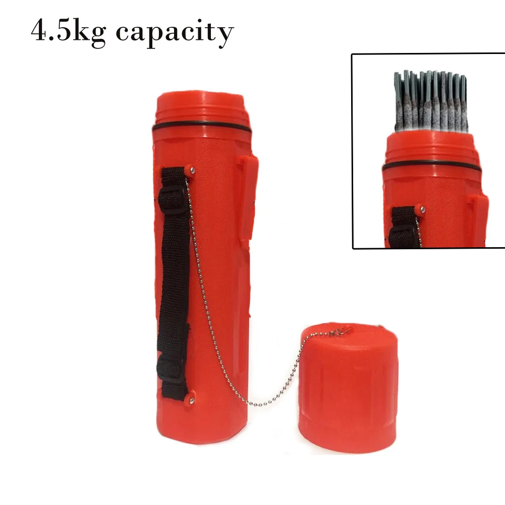 

MMA Electrode Container Electrode Holder 4.5kg Capacity Tube Length Up To 350mm Portable Carry Solution MMA Electrode Storage
