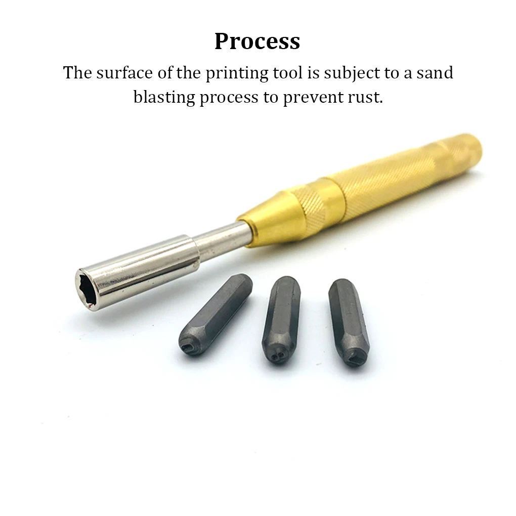 Letter Punches Number Punch Lightweight Printing Tools High Hardness