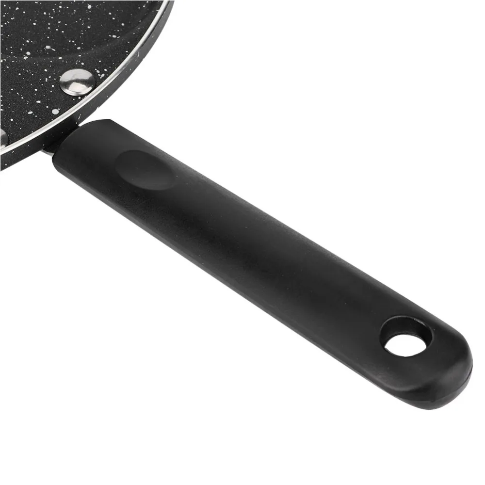 5 Cups Egg Frying Pan Nonstick Aluminum Omelette Pan Comfortable Handle Easy To Clean Pancake Maker