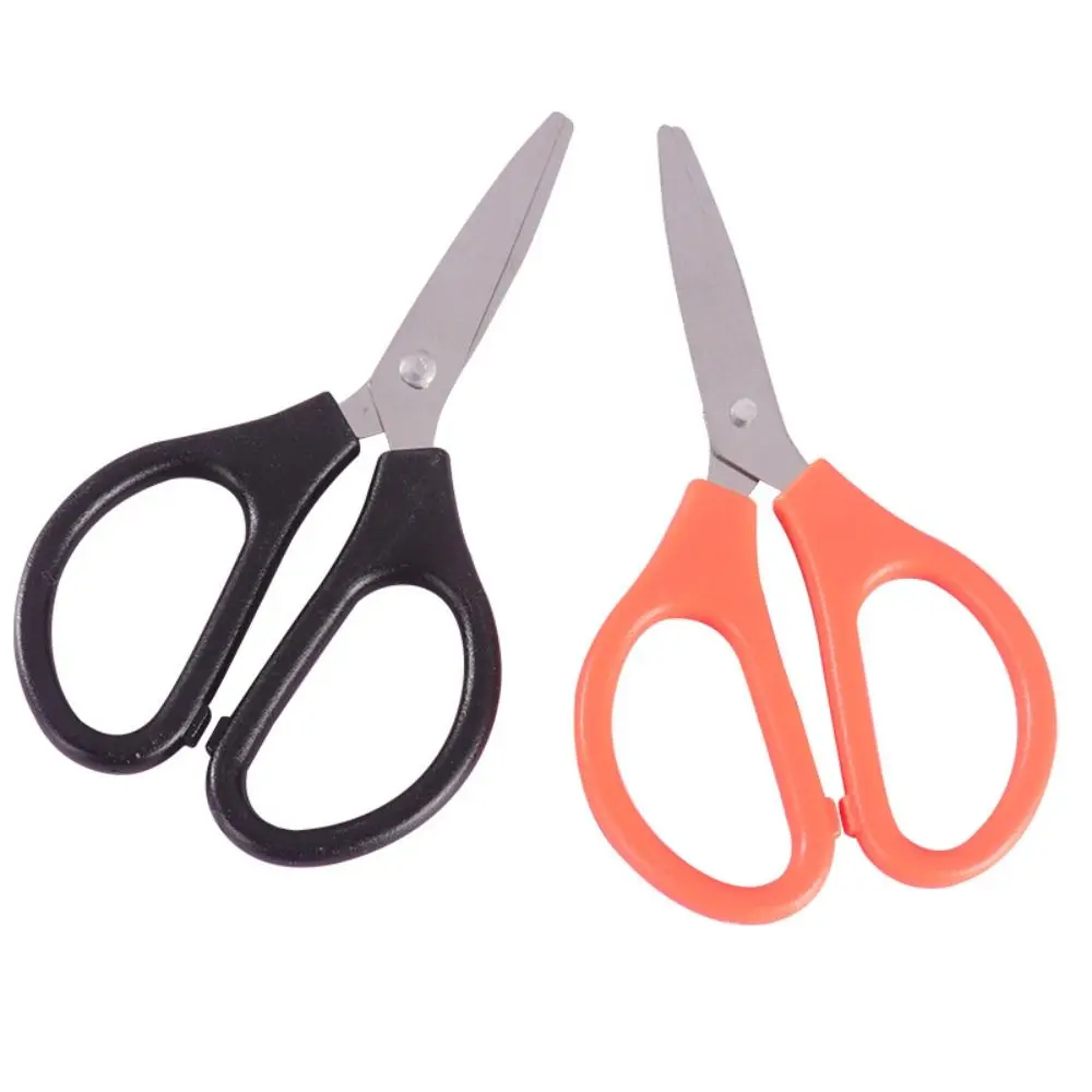 Stationery Portable Safe Mini Scissor Stainless Steel Paper Work Mini Pocket Scissors Handwork Small Paper Cutter Kids