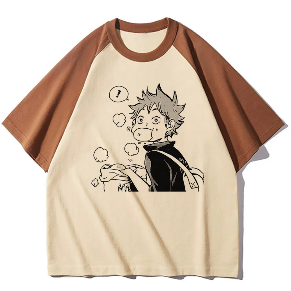 

Volleyball Anime t-shirts women summer soft fabric graphic tee t shirt female y2k comic clothes