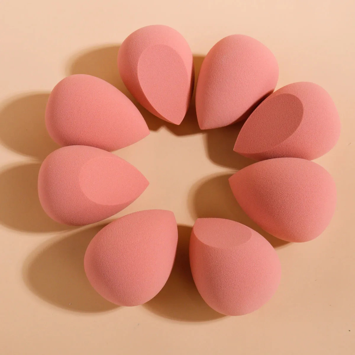 Wet and dry makeup sponge set, 2/20 /50 /70pcs water drop shape water drop oblique shape powder puff