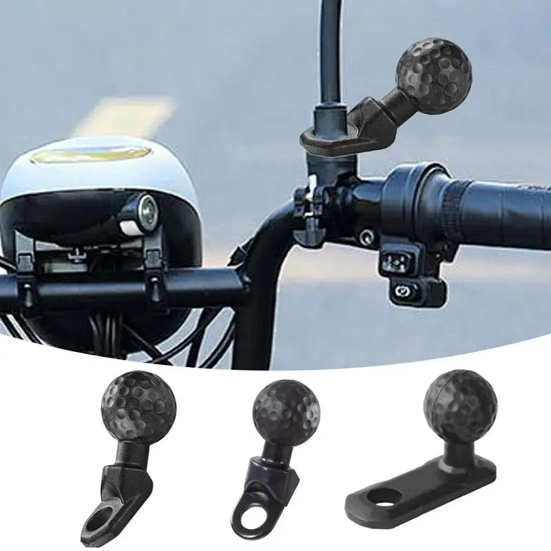 

Angled Head Adapter Ball Base Angled Shock Absorbing Sturdy Alloy Ball Base Motorcycle Phone Holder Cycling Accessories for Bike