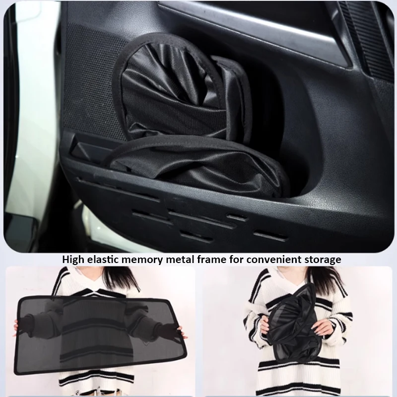 For Mercedes Benz GLC Coupe C253 2016-2021 200 260 300 Car Side Window Sunshade Curtains Sun Visor Sunscreen Insulation Cover