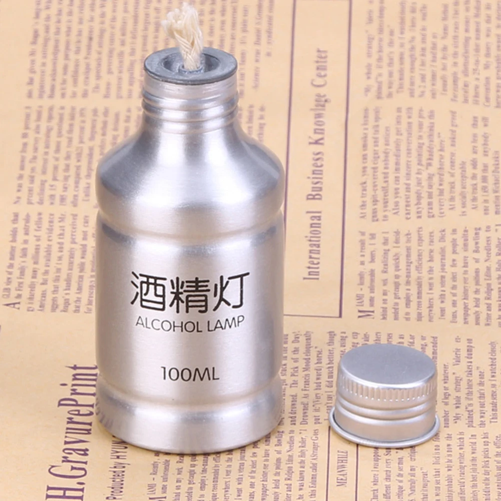 Stoves Alcohol Lamp Survival Camping For Outdoor Hiking Liquid Pinic Portable 100ml Burner Lamp Brand New Durable