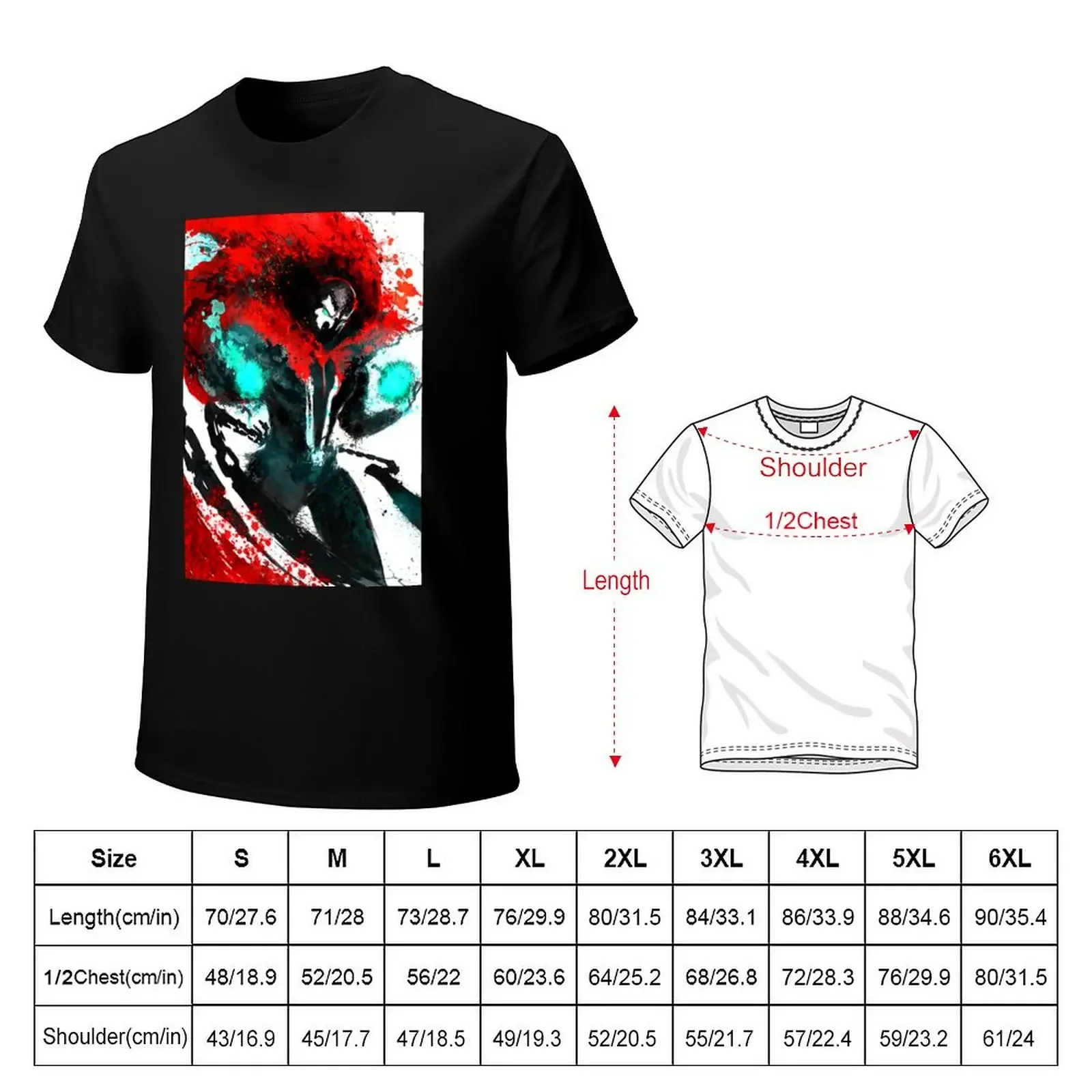 Spawn splatter art T-Shirt street wear cheap stuff t shirt for men