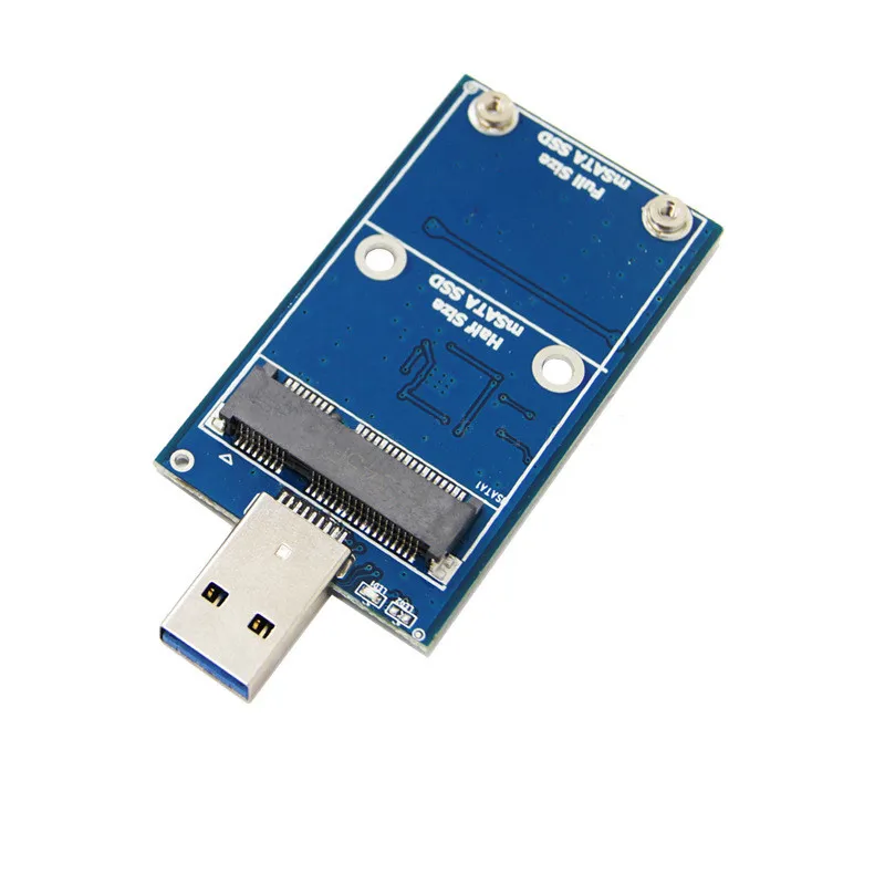 Mini PCI-E mSATA إلى USB 3.0 محول SSD خارجي نقل البيانات وحدة توسيع بطاقة لنظام التشغيل Windows Vista/7/8/Mac جديد