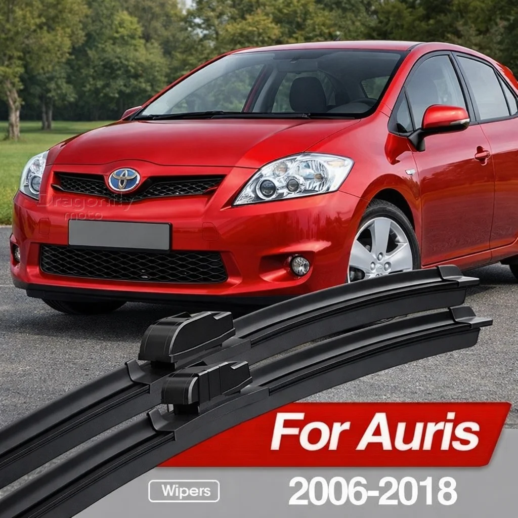 

Для Toyota Auris 2006-2018: Комплект из 2 щеток стеклоочистителя лобового стекла, аксессуары для окон 2007, 2008, 2009, 2010, 2012, 2014, 2017 годов выпуска