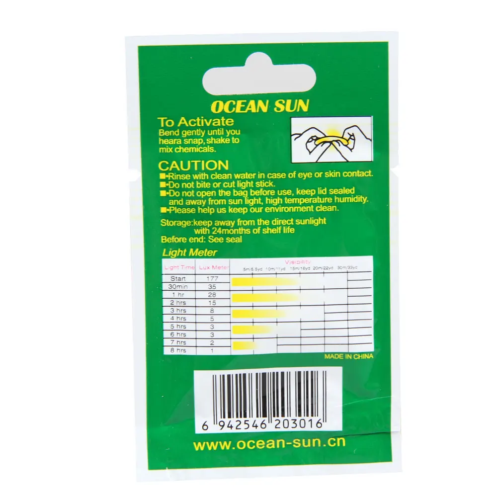 50 قطعة الصيد الفلورسنت عصا خفيفة طويلة الأمد قصبة صيد خشبية توهج العصي متعددة الأغراض الصيد توهج نصائح الصيد اكسسوارات