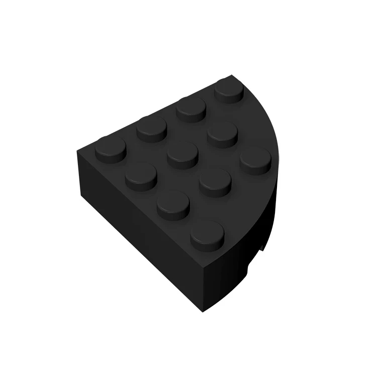 10 Stuks MOC Onderdelen 2577 Baksteen Ronde Hoek 4x4 Volledige Baksteen Compatibel Bricks DIY Assmble Bouwstenen Deeltje Kid speelgoed Gift