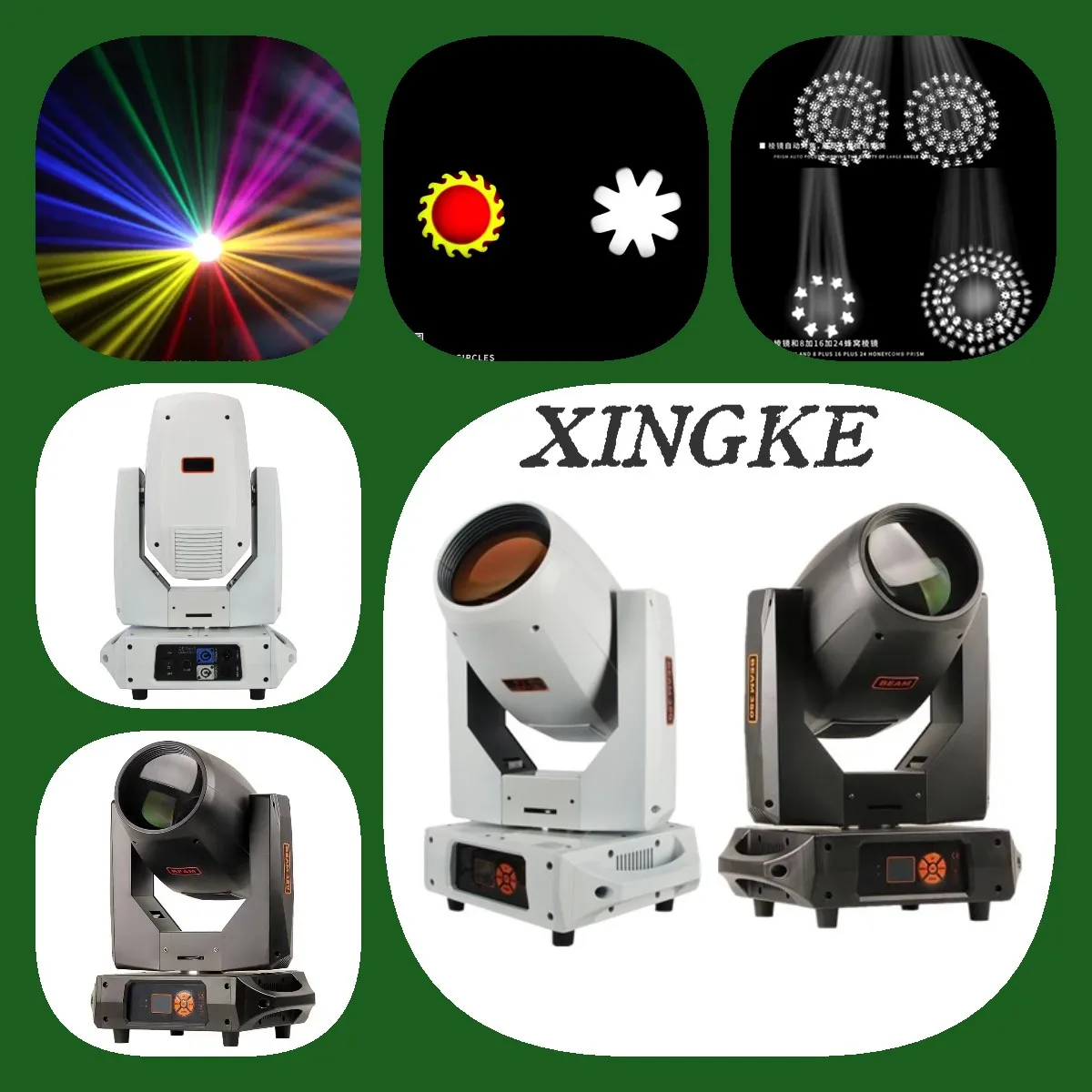 

2Pcs/Lot Hot sale moving head beam lED light 380w beam moving head light for concert stage