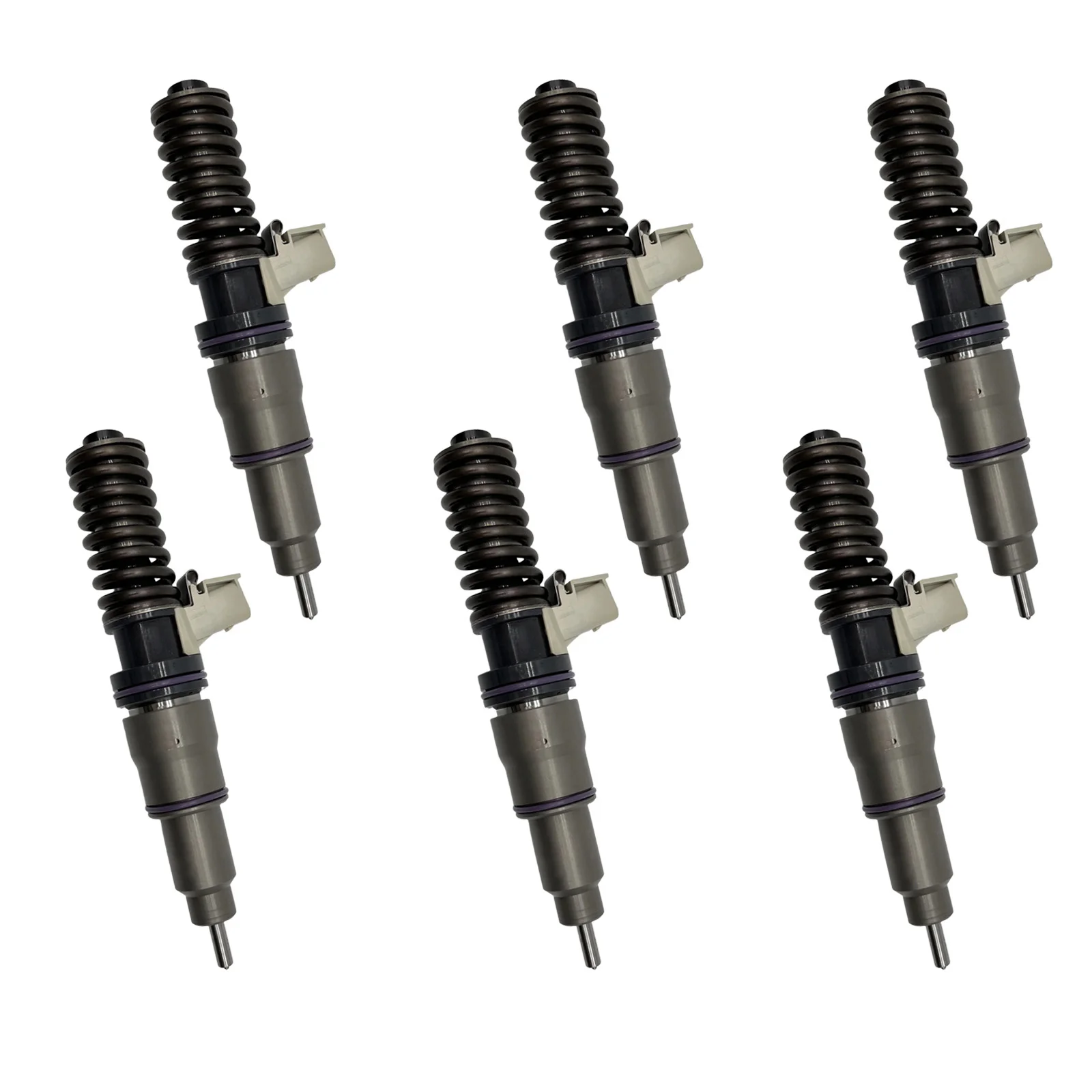 6PCS Fuel injector BEBE4D34001 Fits for Delphi 3.18-4D Engine