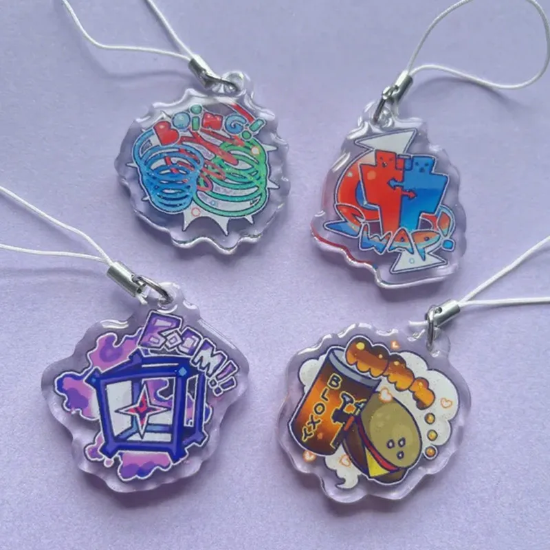 GACHA R-oblox Gear Inspiration Acrylic Phone Charms | Classic R-oblox Keychains