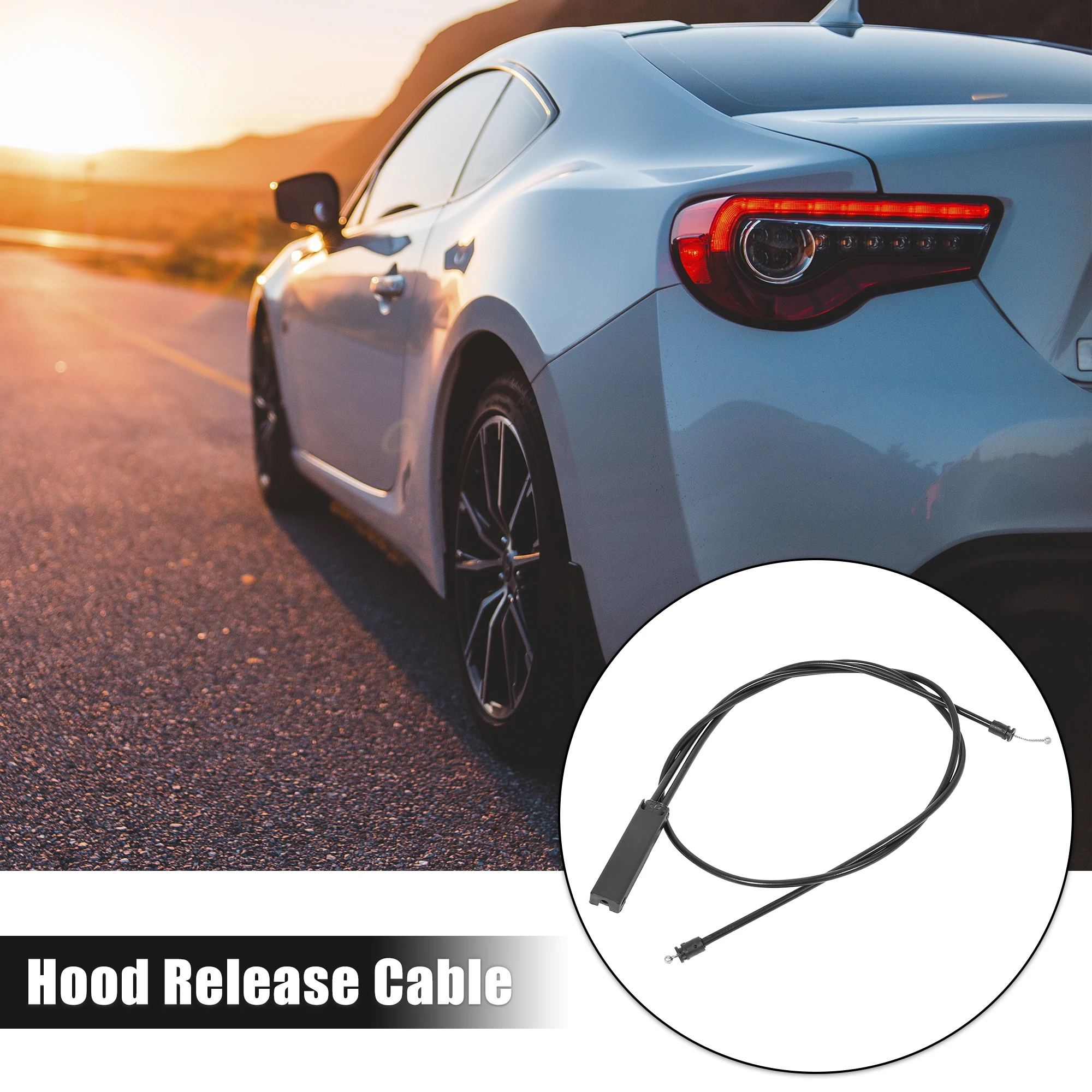 UXCELL 51237184432 Car Engine Center Hood Release Cable Wire for BMW 335i M3 X1