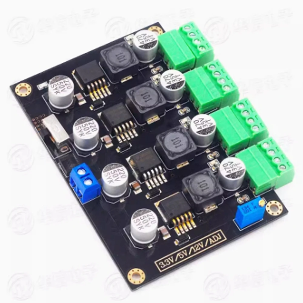 LM2596 Multi channel Switching Power Supply 3.3V/5V/12V/ADJ Adjustable voltage output Power module