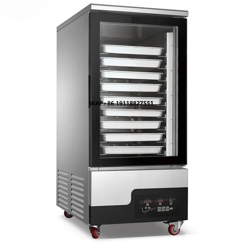 

Vansenk New Compact Vertical Refrigerated Frozen Proofing Cabinet 10-Tray Commercial Bakery Dough Proofer