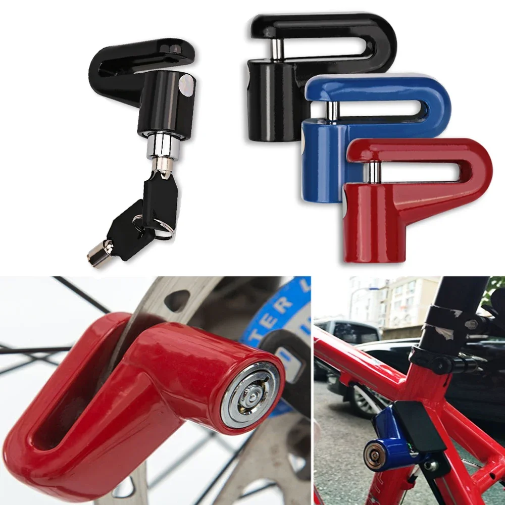1Set Motorcycle Lock Security Anti Theft Bicycle Motorcycle Disc Brake Lock Riding Equipment Accessories Motorcycle Accessories