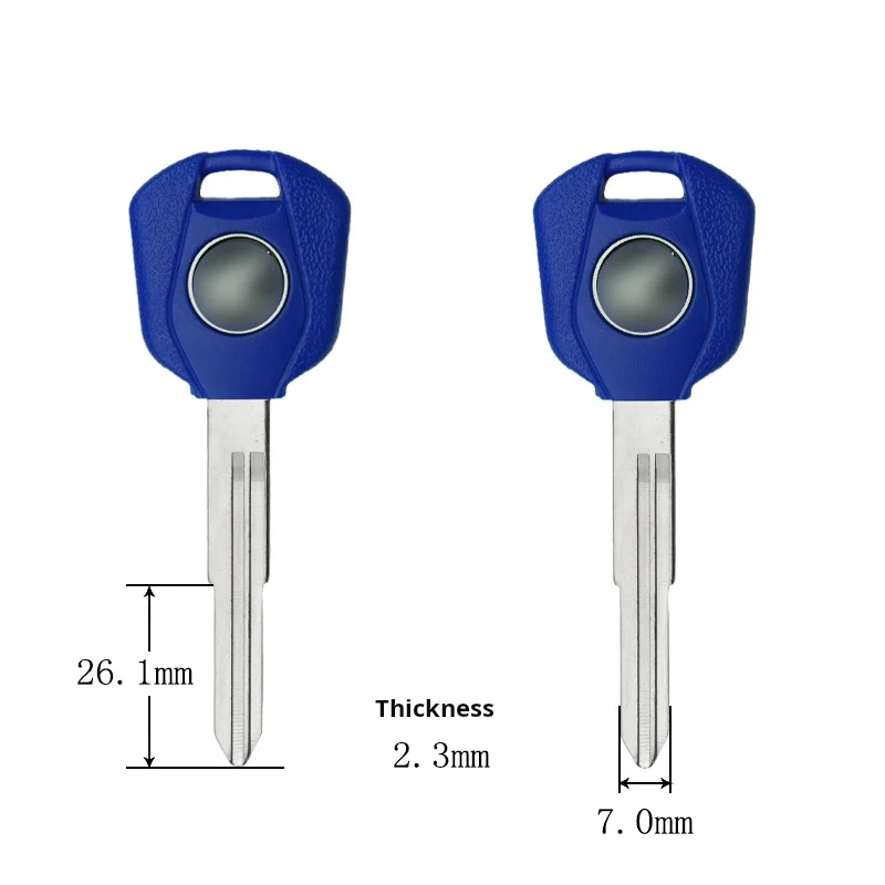 Honda motorcycle key, suitable for: Honda CB1300 CB400 VTEC Wasp 600 CBR1000 motorcycle key(can be placed anti-theft chip)