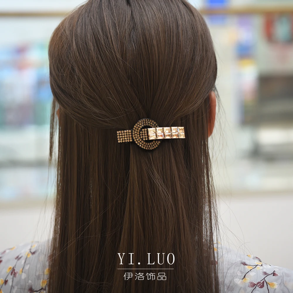 Women headwear New small cute hair clip for girls vintage hair barrettes rhinestone hair accessories for women