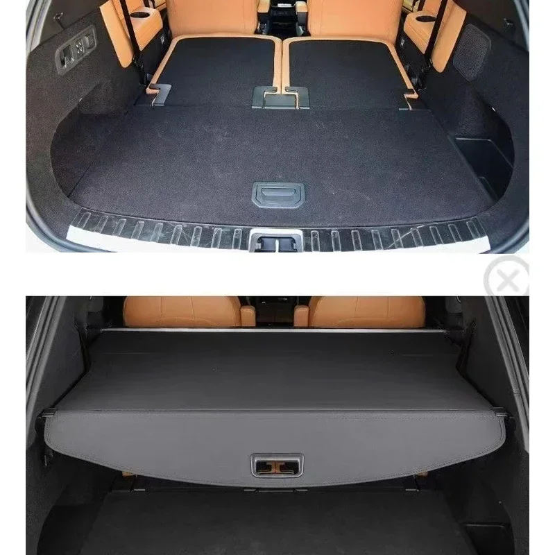 Car Trunk Curtain Covers For Lynk & Co 09 2021~2026 5seat 6seat 7seat Retractable Trunk Rack Partition Shelters Auto Accessories