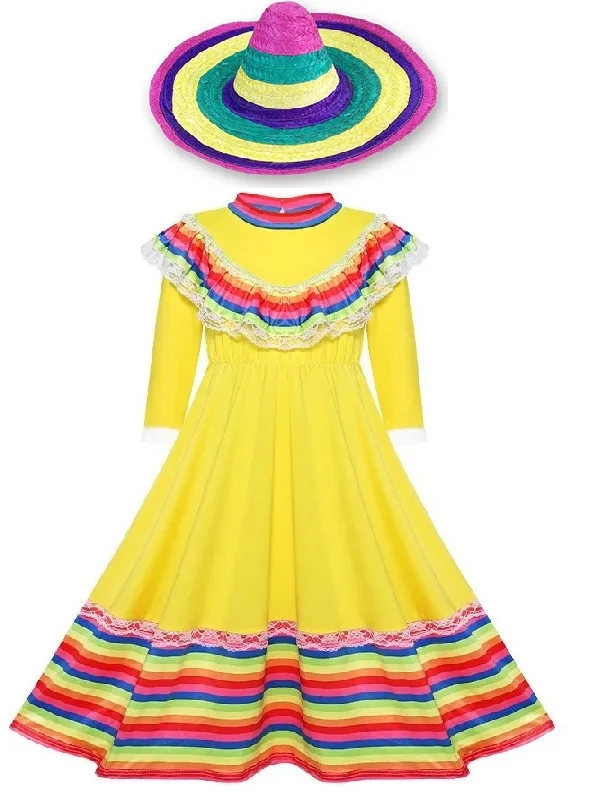 Novo Traje Étnico para Cosplay, Fsia de Performance Pais-Filho, Roupa Tradicional Chinesa para Mulheres em Festa de lo...