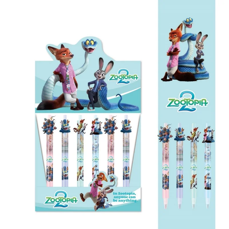 

36 шт./лот Kawaii Disney Zootopia пресс гелевые ручки для письма мультфильм 0,5 мм черные чернила нейтральная ручка офисные школьные принадлежности