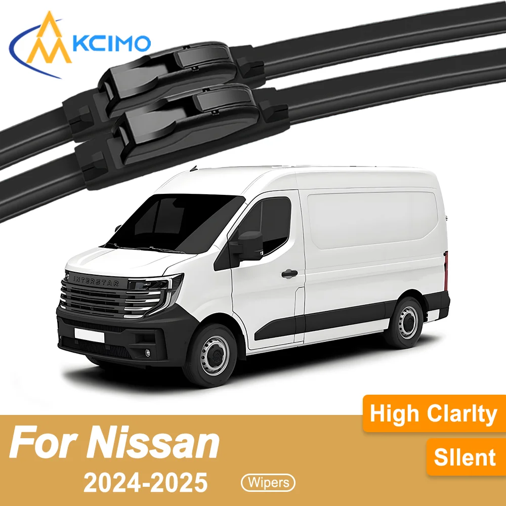 

Crisp Vision All Year for Nissan Interstar 2024-2025 – 2PCS Front Wiper Blades, Sturdy Build & Steady Safety on Every Drive